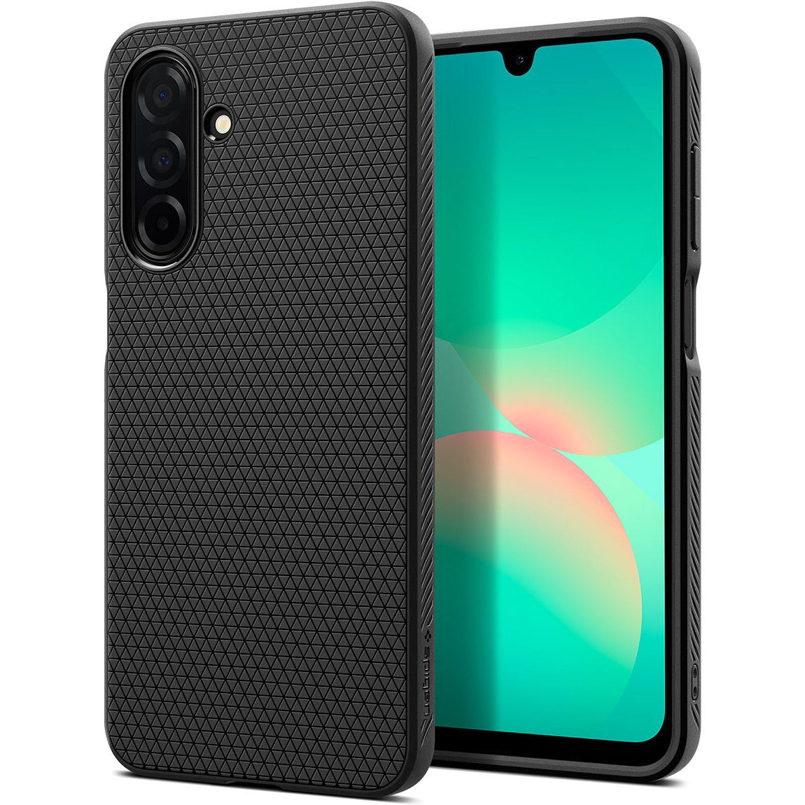 Handyhülle für Galaxy A26 5G, Spigen Liquid Air, Schwarz
