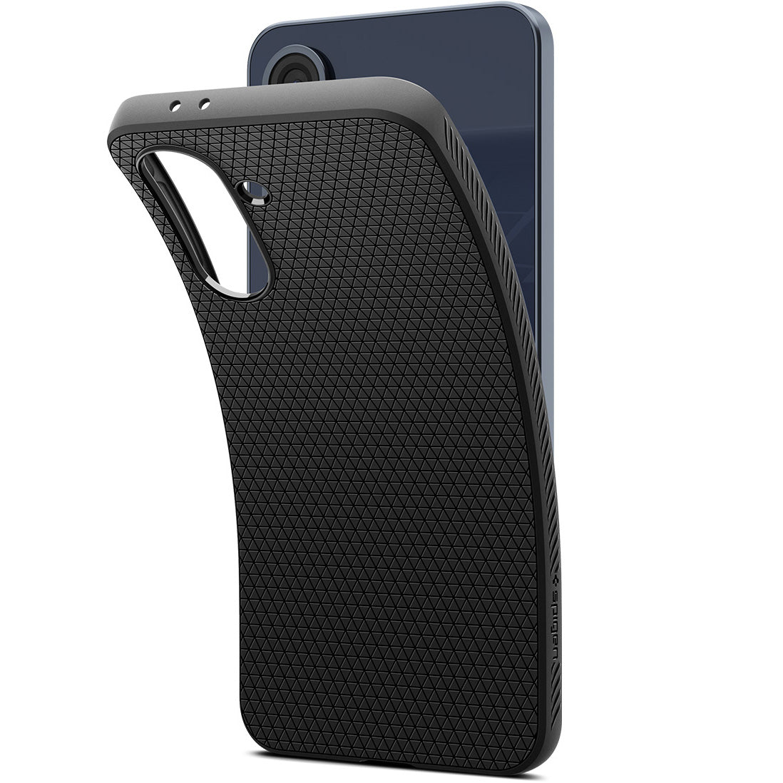 Handyhülle für Galaxy A36 5G, Spigen Liquid Air, Schwarz