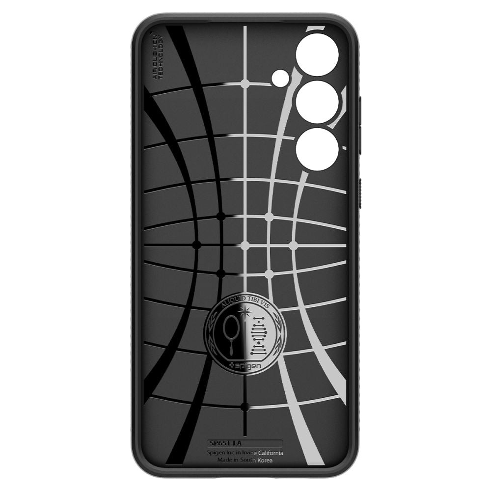 Schutzhülle für Galaxy A55 5G, Spigen Liquid Air, Schwarz