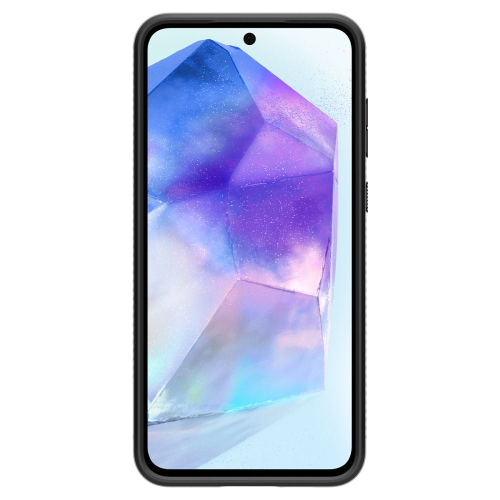 Schutzhülle für Galaxy A55 5G, Spigen Liquid Air, Schwarz