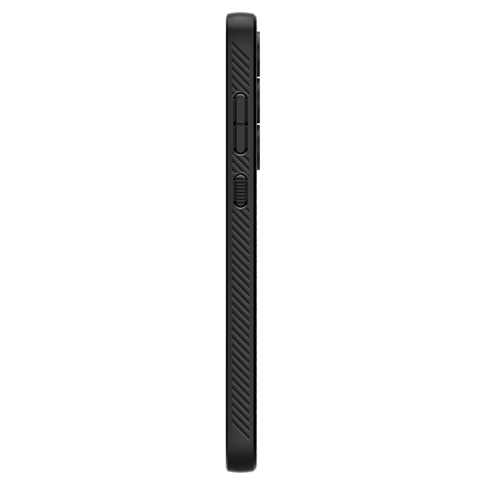 Schutzhülle für Galaxy A55 5G, Spigen Liquid Air, Schwarz