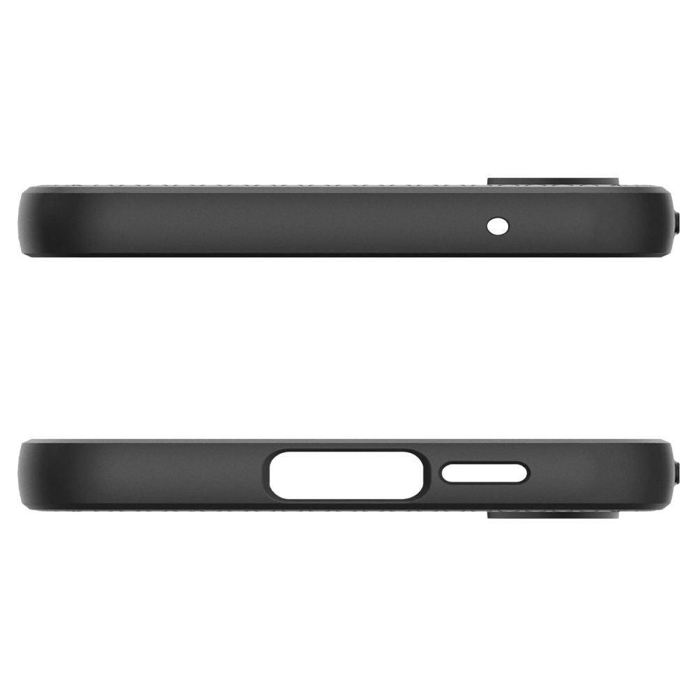 Schutzhülle für Galaxy A55 5G, Spigen Liquid Air, Schwarz