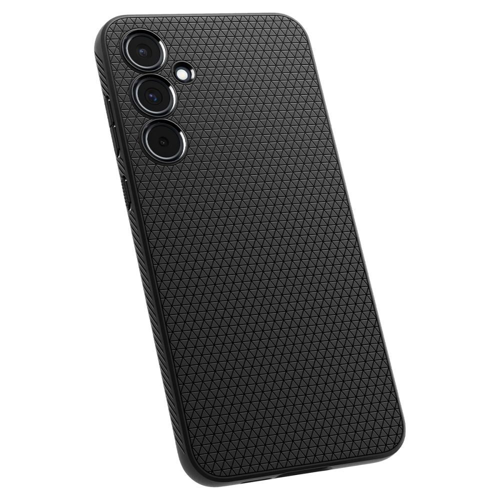 Schutzhülle für Galaxy A55 5G, Spigen Liquid Air, Schwarz