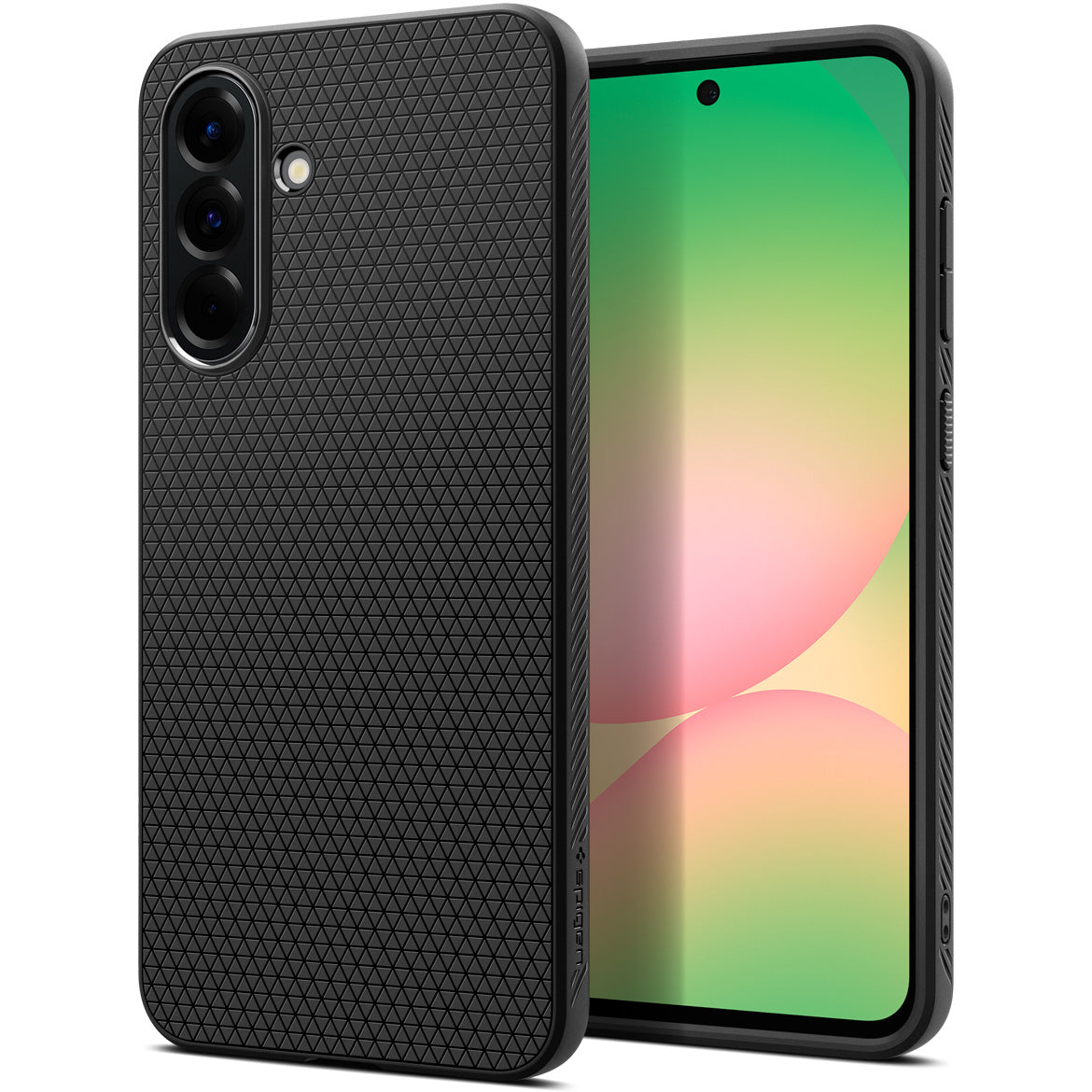 Handyhülle für Galaxy A56 5G, Spigen Liquid Air, Schwarz