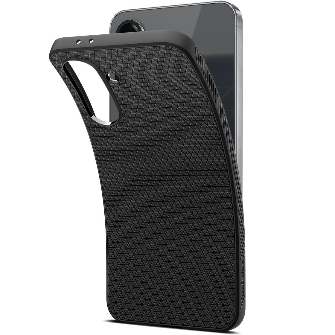 Handyhülle für Galaxy A56 5G, Spigen Liquid Air, Schwarz