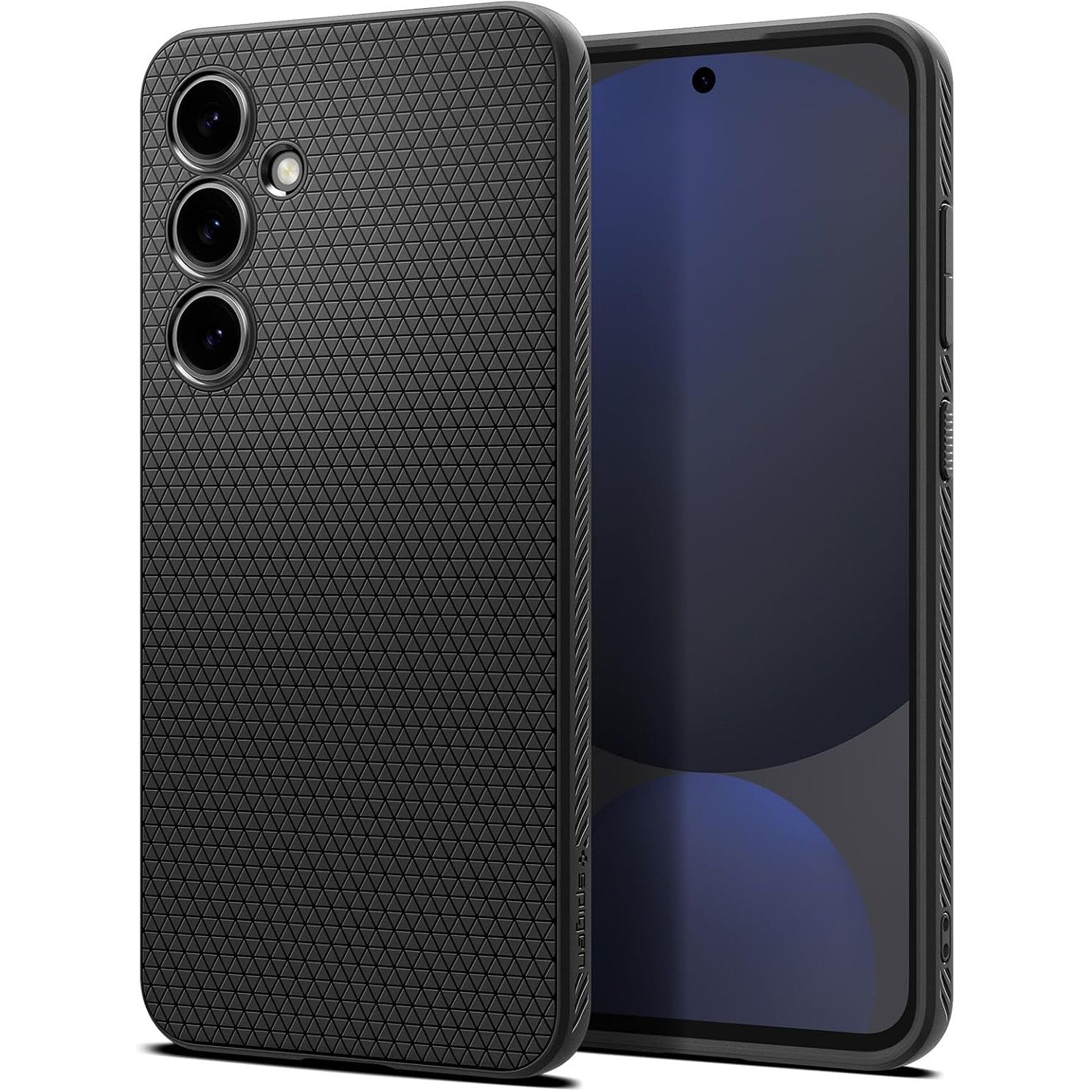 Handyhülle für Galaxy S24 FE, Spigen Liquid Air, Schwarz