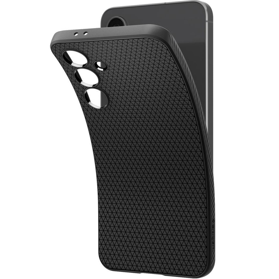 Handyhülle für Galaxy S24 FE, Spigen Liquid Air, Schwarz