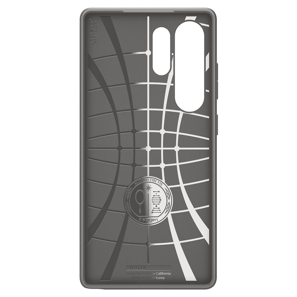 Handyhülle für Galaxy S25 Ultra, Spigen Liquid Air, Grau