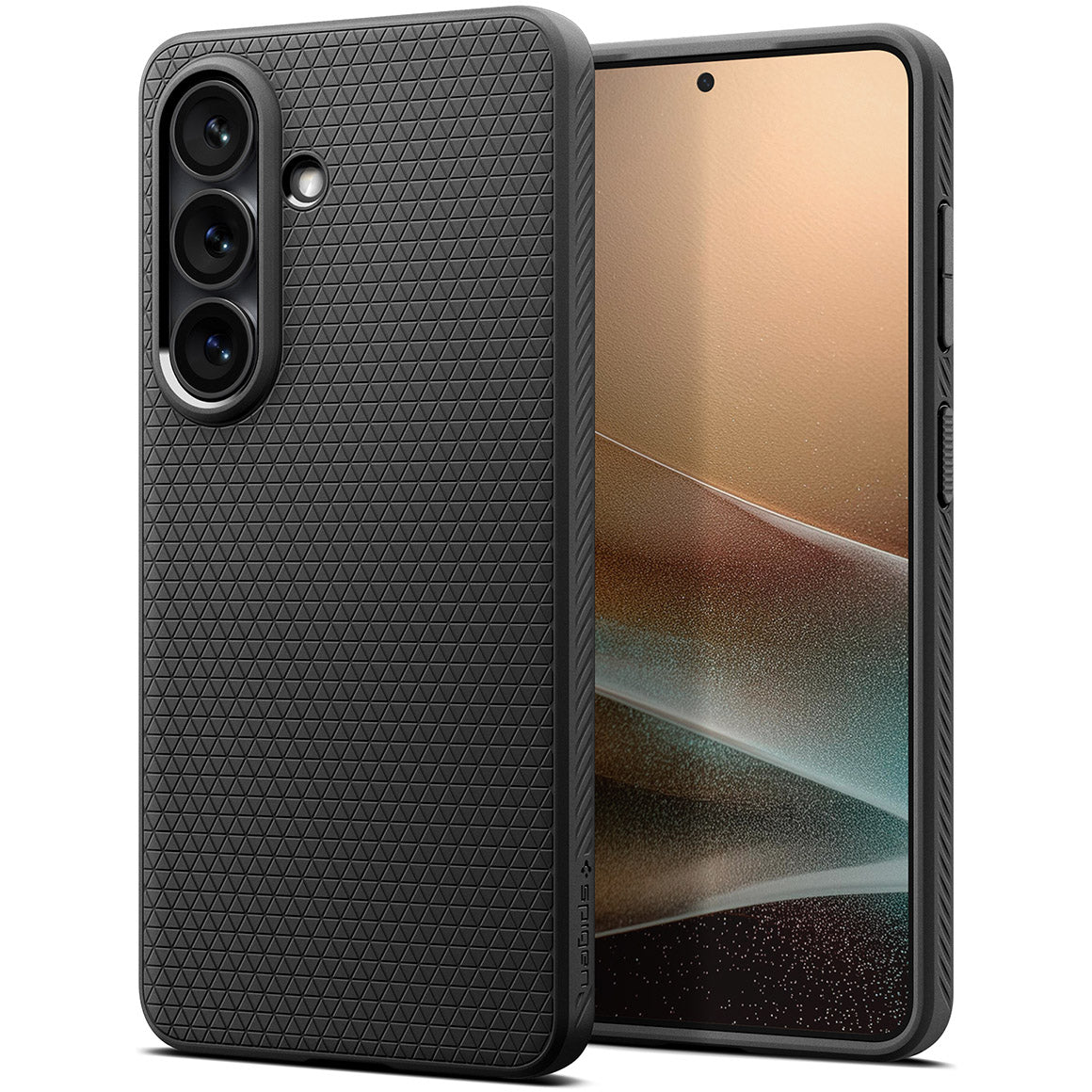 Handyhülle für Galaxy S26, Spigen Liquid Air, Schwarz