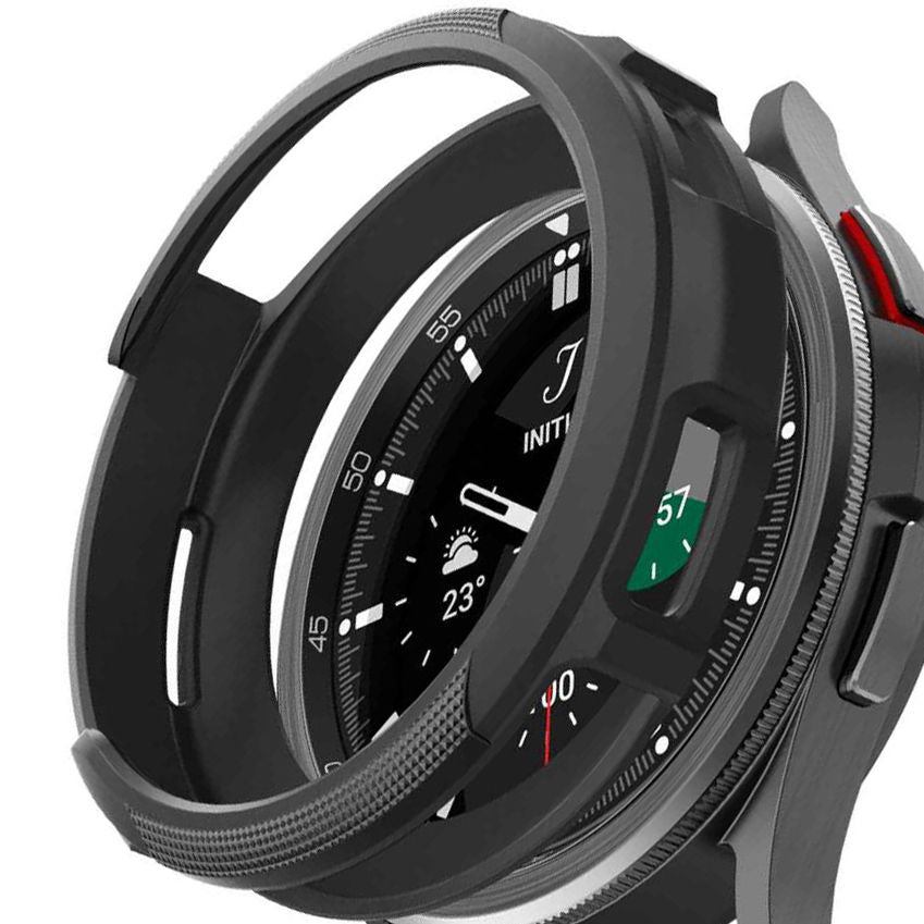 Schutzhülle Spigen Liquid Air für Galaxy Watch 6 Classic 47mm, Schwarz