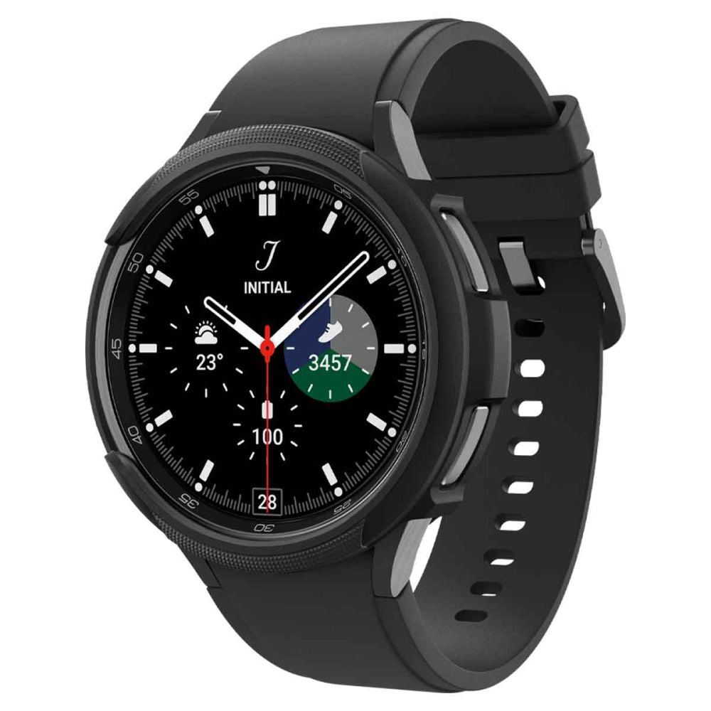 Schutzhülle Spigen Liquid Air für Galaxy Watch 6 Classic 47mm, Schwarz
