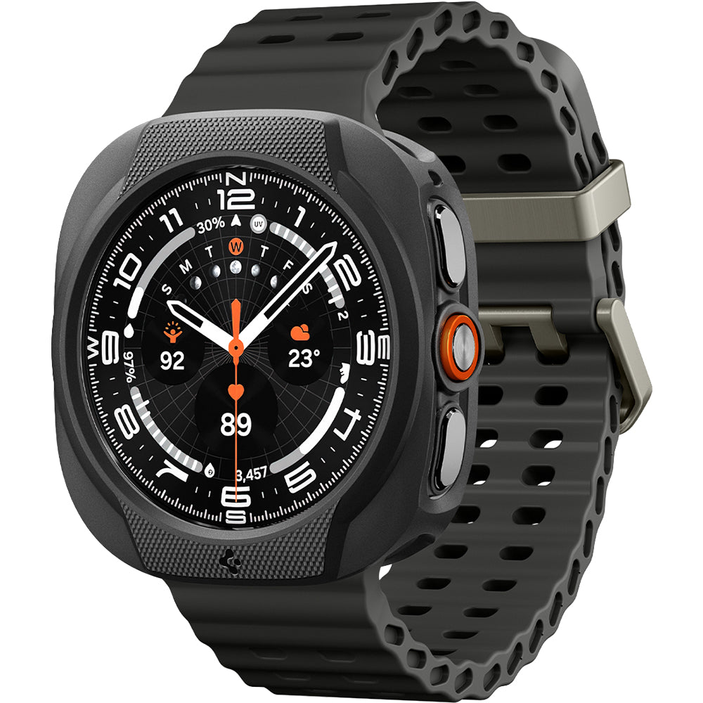 Hülle für Galaxy Watch Ultra 2 (47 mm), Spigen Liquid Air, Schwarz
