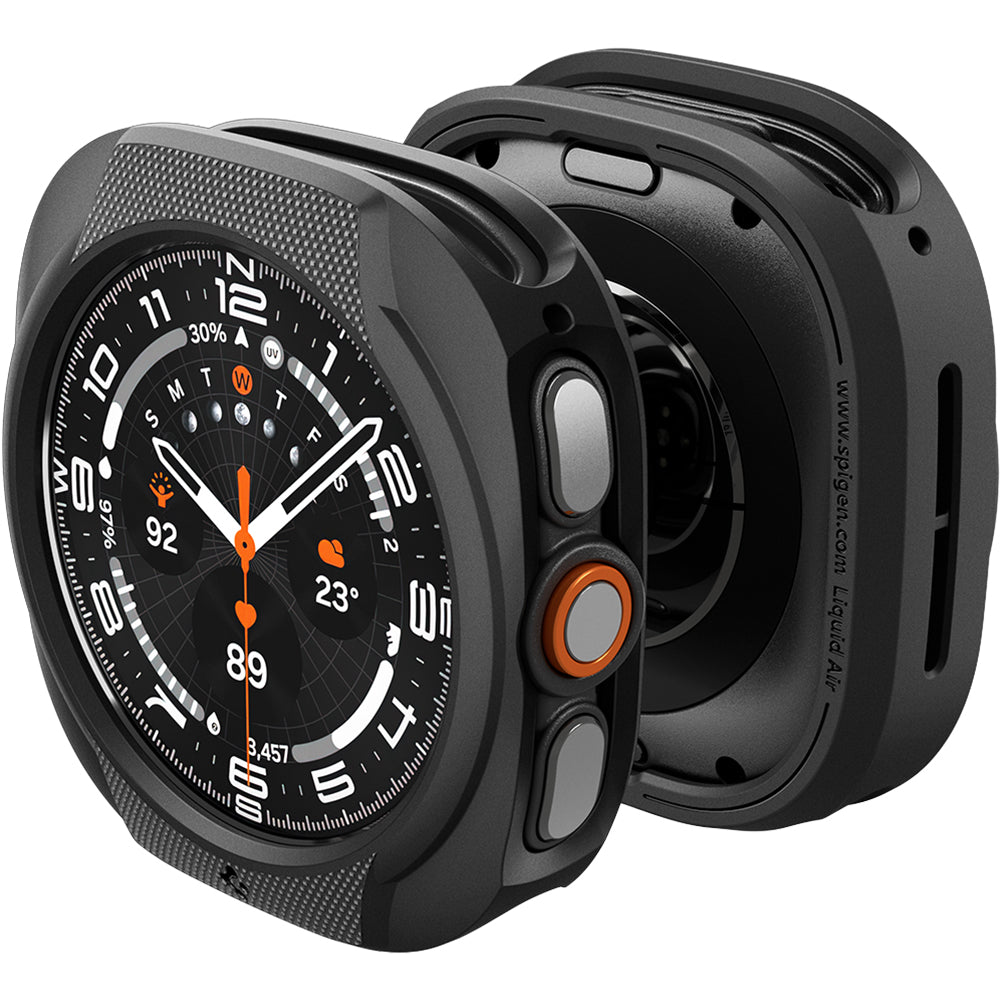 Hülle für Galaxy Watch Ultra 2 (47 mm), Spigen Liquid Air, Schwarz