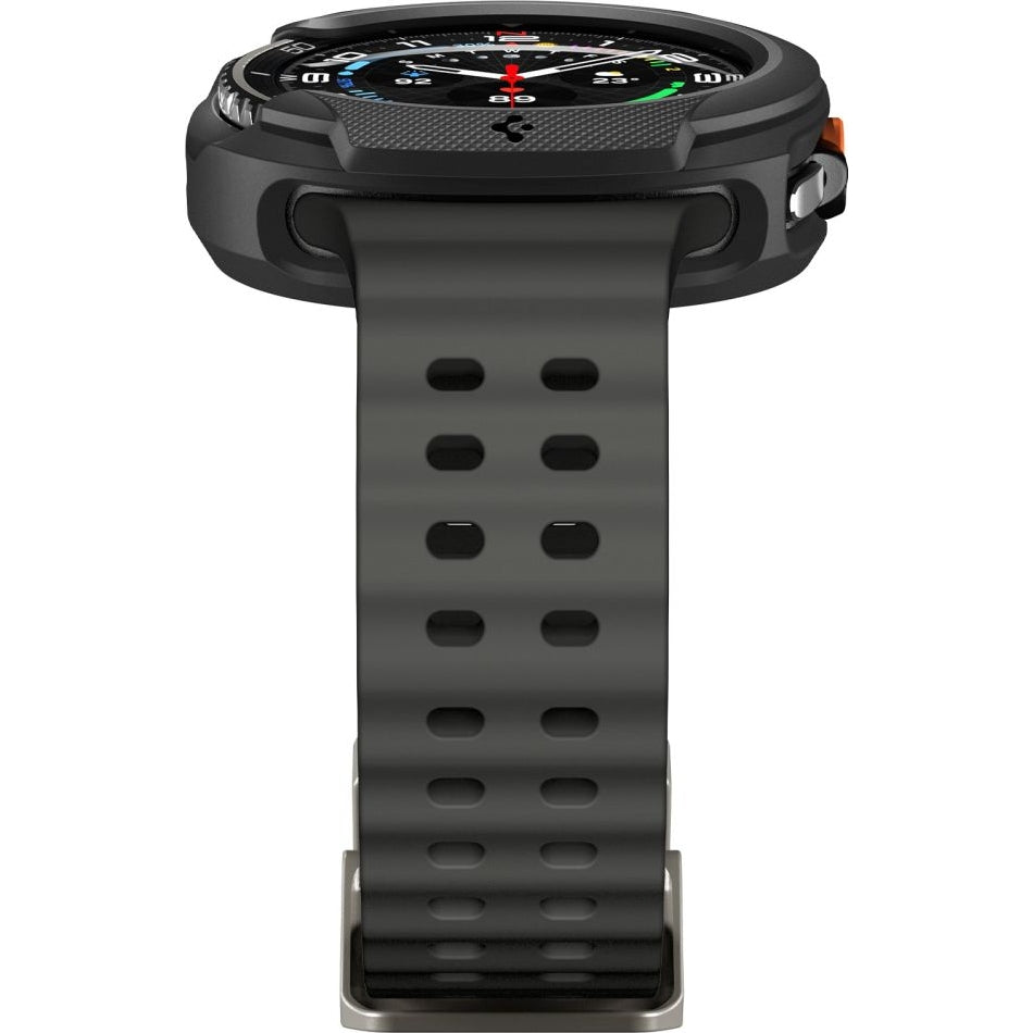 Hülle für Galaxy Watch 8 Classic 46 mm, Spigen Liquid Air, Schwarz