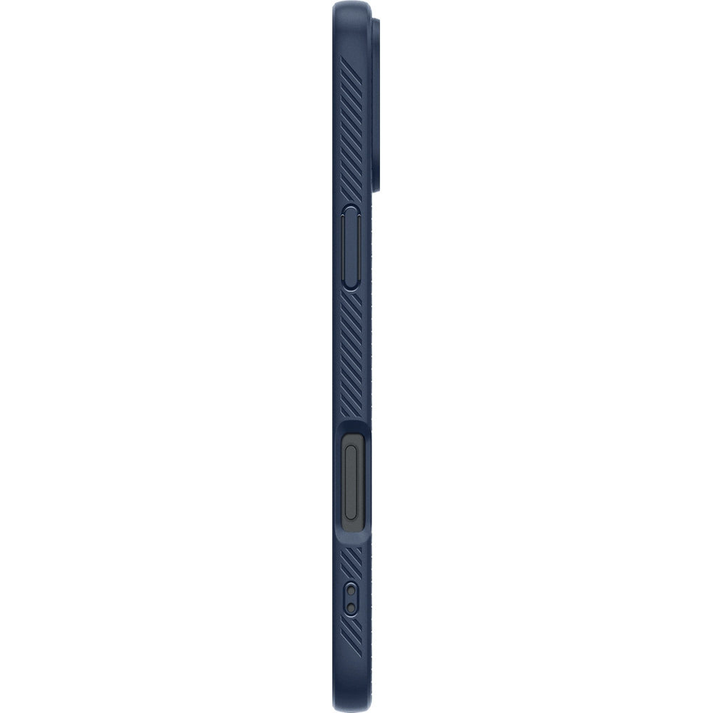 Handyhülle für iPhone 16, Spigen Liquid Air, Dunkelblau