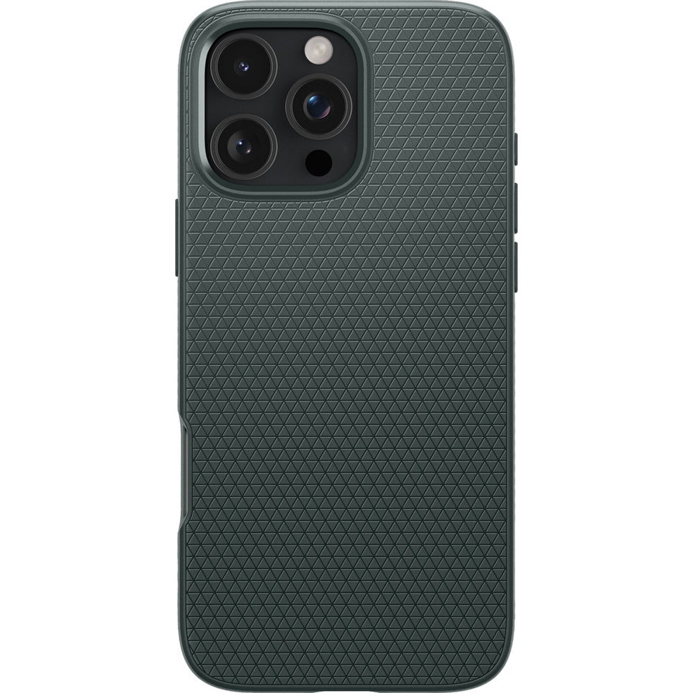 Handyhülle für iPhone 16 Pro, Spigen Liquid Air, Grün
