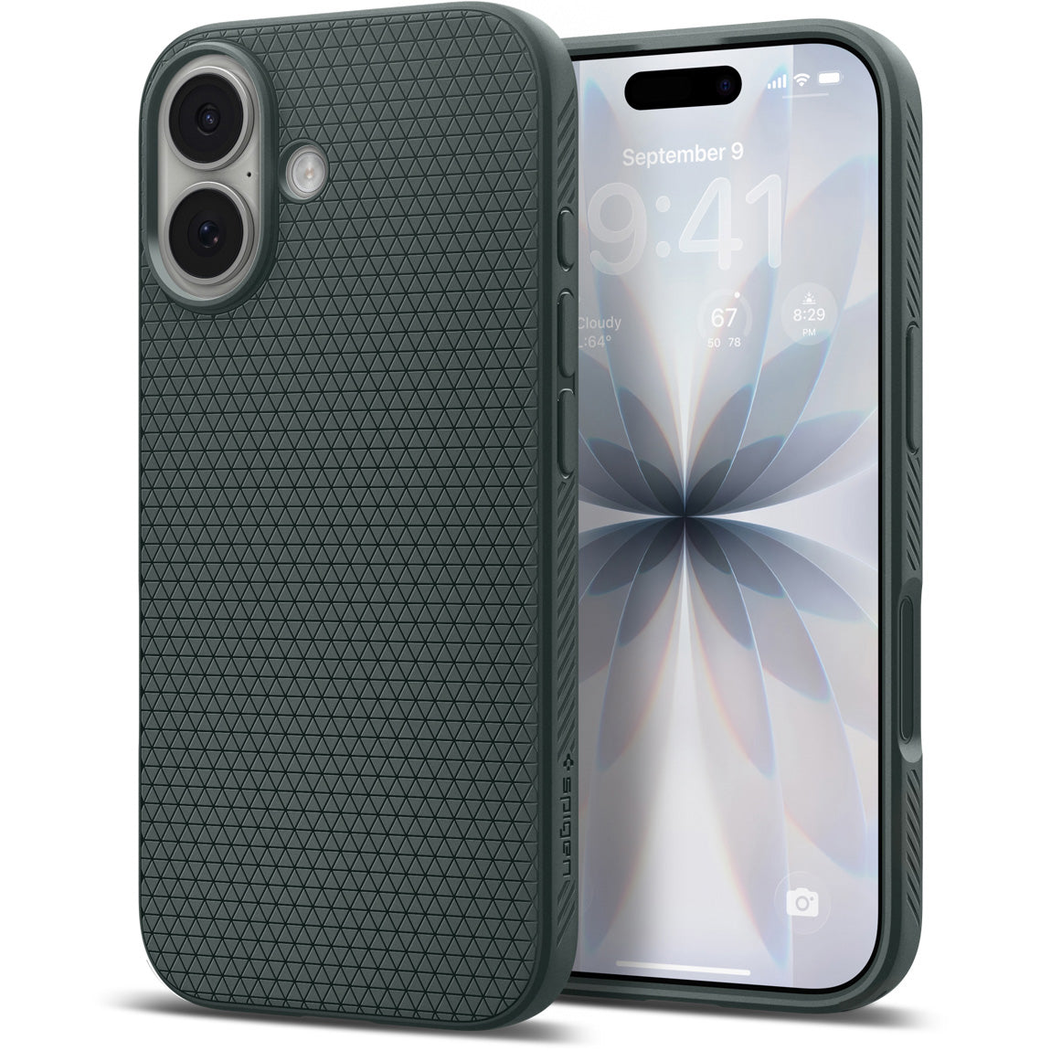 Handyhülle für iPhone 17, Spigen Liquid Air, Grün