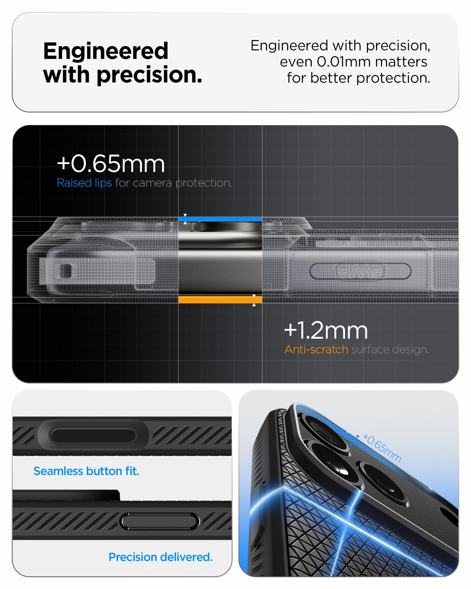 Handyhülle für iPhone 18 Pro, Spigen Liquid Air, Schwarz (2/14)
