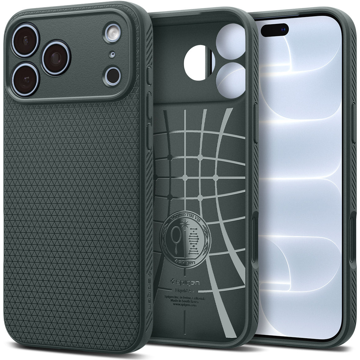 Handyhülle für iPhone 18 Pro Max, Spigen Liquid Air, Grün (1/14)