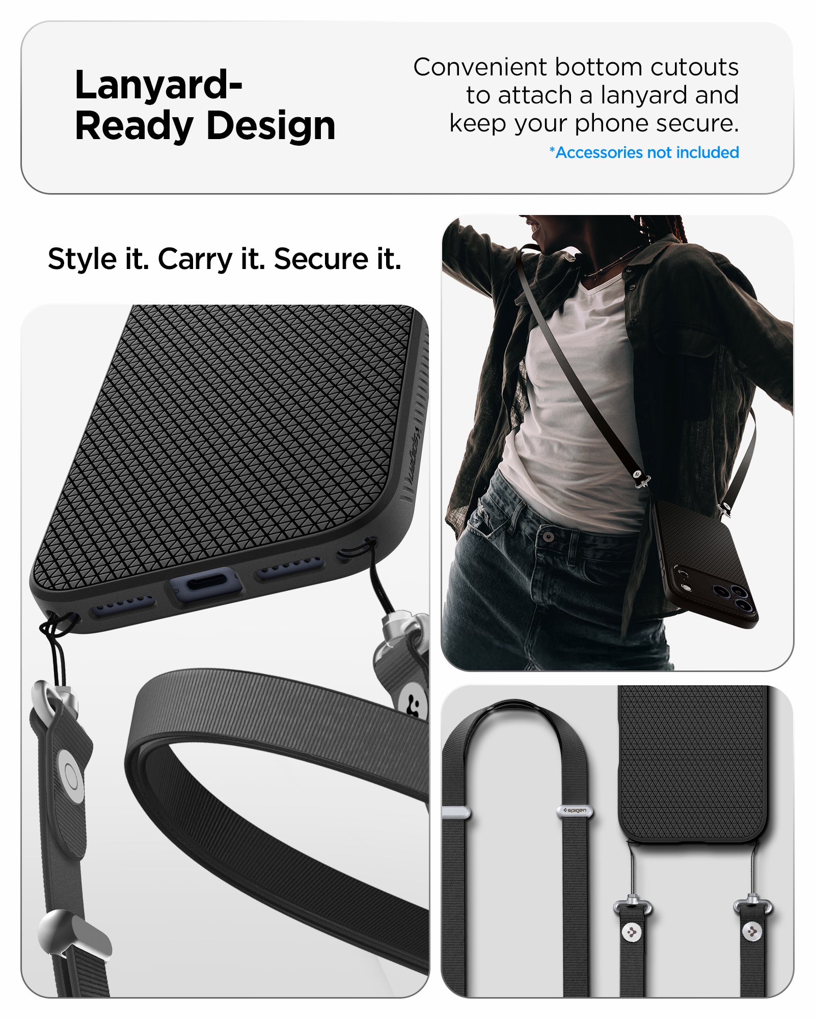 Handyhülle für iPhone 18 Pro Max, Spigen Liquid Air, Schwarz (6/14)
