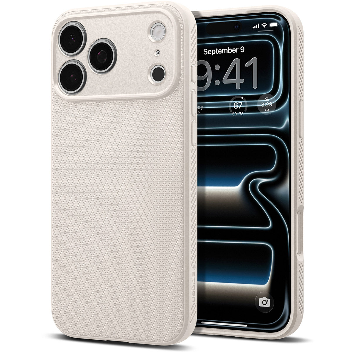 Handyhülle für iPhone 18 Pro Max, Spigen Liquid Air, Beige (1/14)