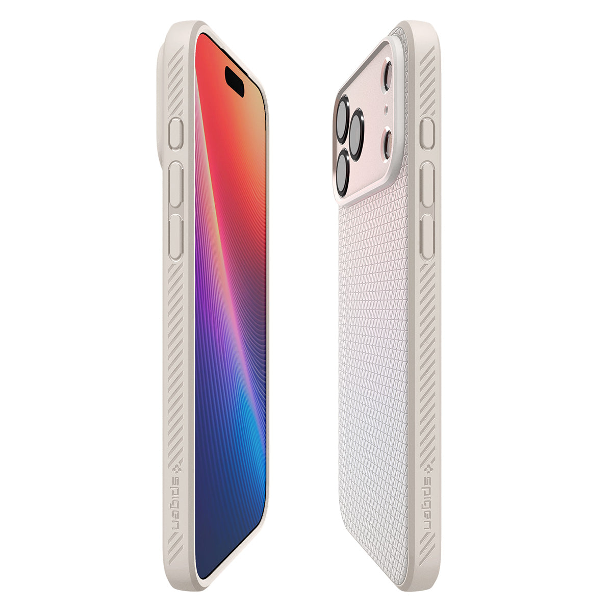 Handyhülle für iPhone 18 Pro Max, Spigen Liquid Air, Beige (12/14)