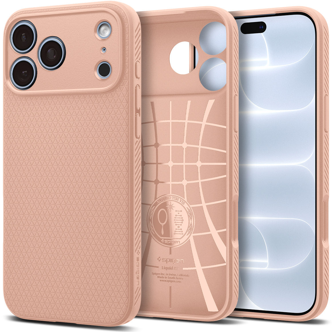 Handyhülle für iPhone 18 Pro Max, Spigen Liquid Air, Rosa (1/14)