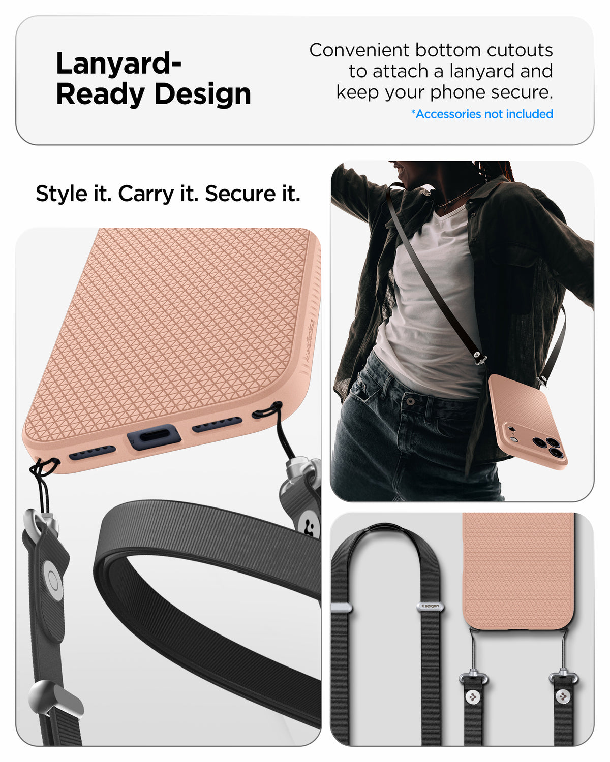 Handyhülle für iPhone 18 Pro Max, Spigen Liquid Air, Rosa (6/14)