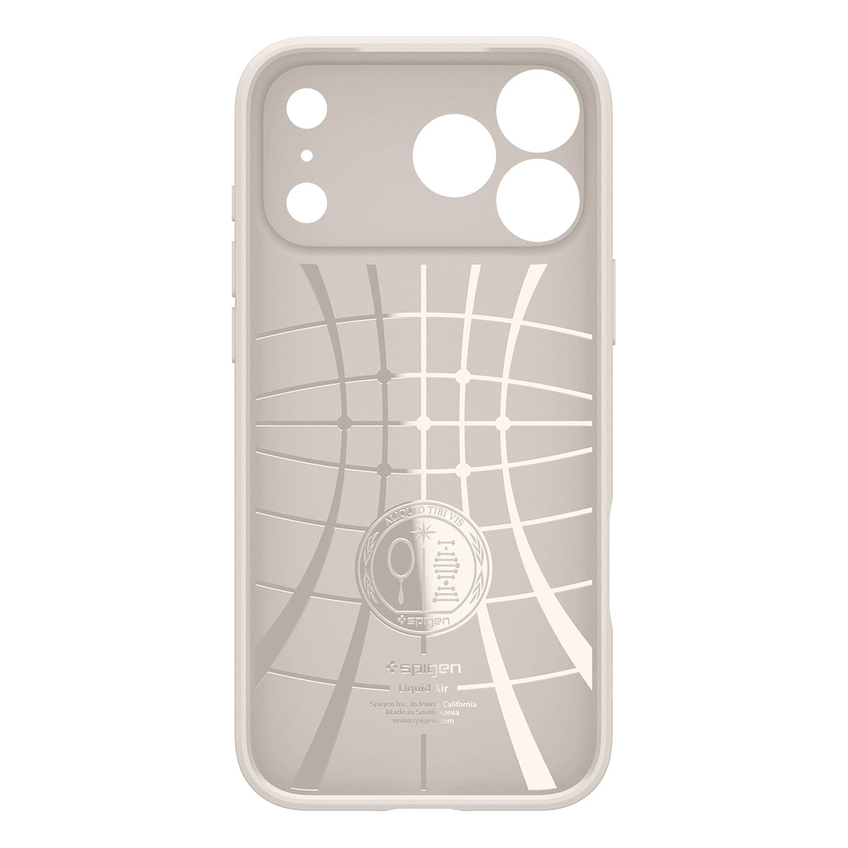 Handyhülle für iPhone 18 Pro, Spigen Liquid Air, Beige (10/14)