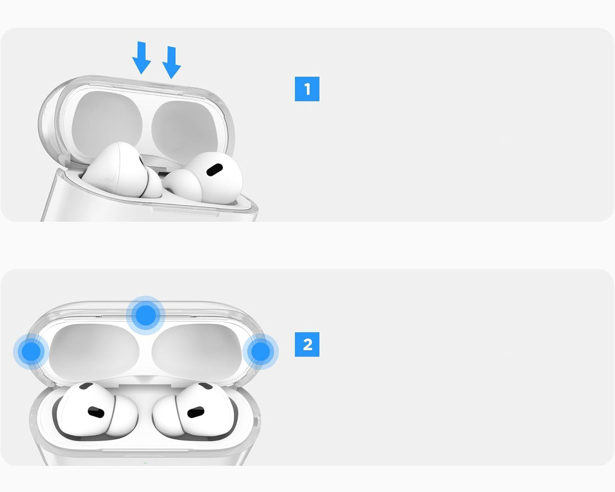 Schutzhülle für Apple AirPods Pro 3, Spigen Liquid Crystal, Transparent