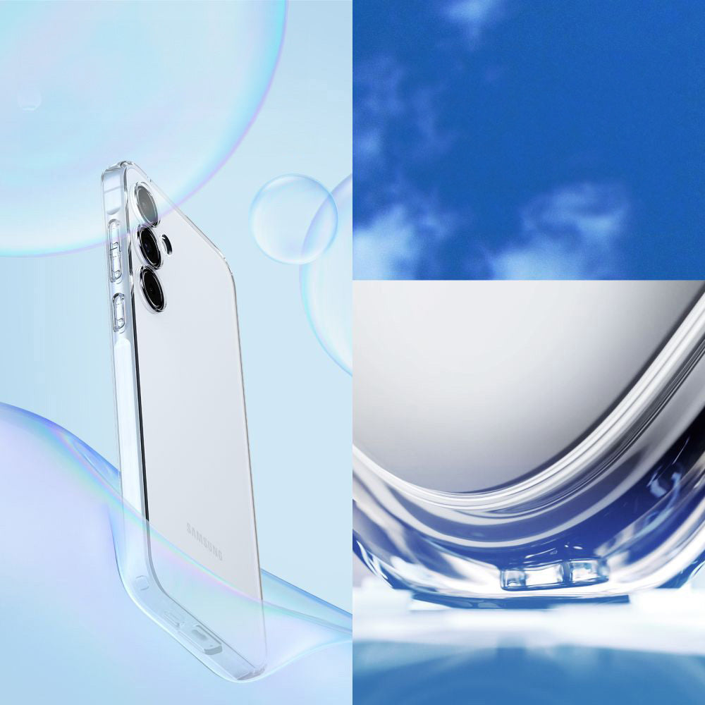 Schutzhülle für Galaxy A55 5G, Spigen Liquid Crystal, Transparent