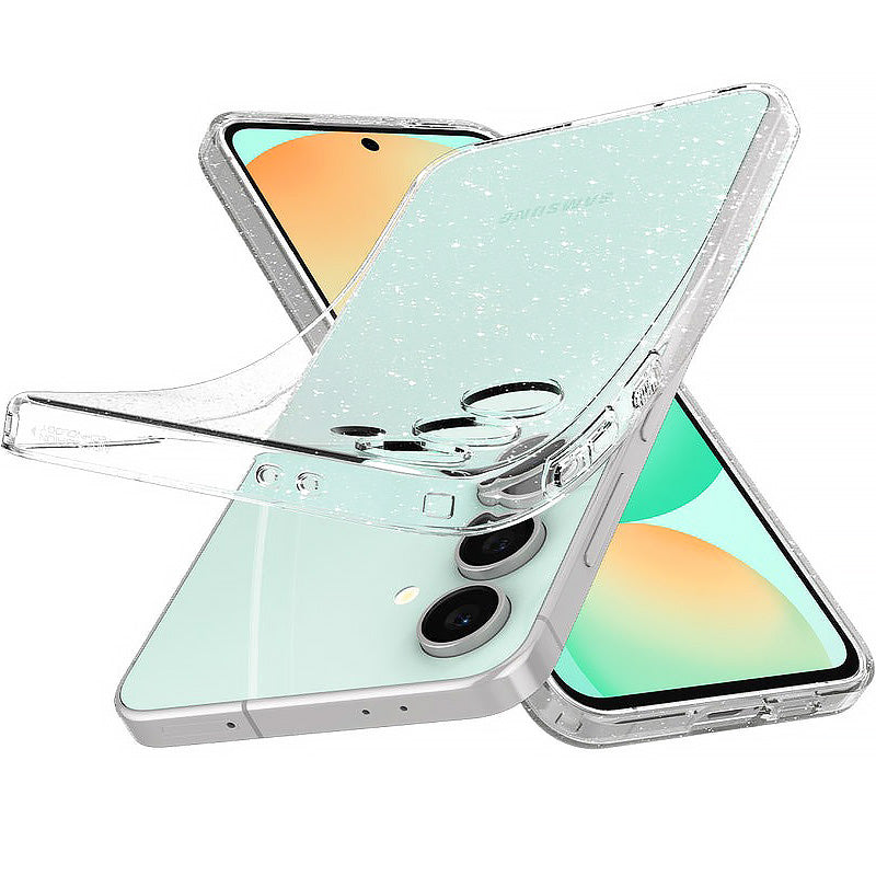 Handyhülle für Galaxy S24 FE, Spigen Liquid Crystal Glitter, Transparent mit Glitzer