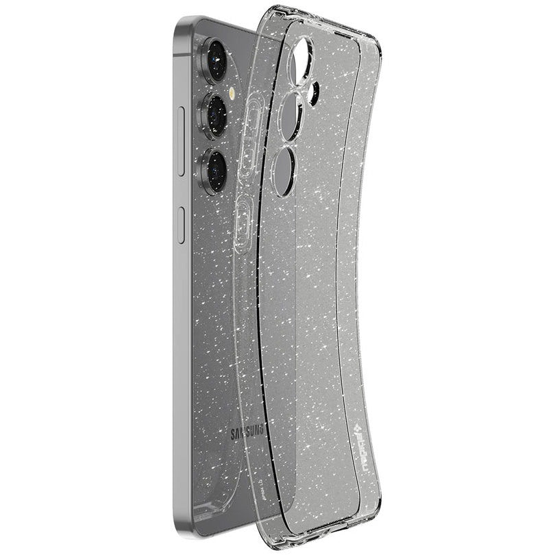 Handyhülle für Galaxy S24 FE, Spigen Liquid Crystal Glitter, Transparent mit Glitzer