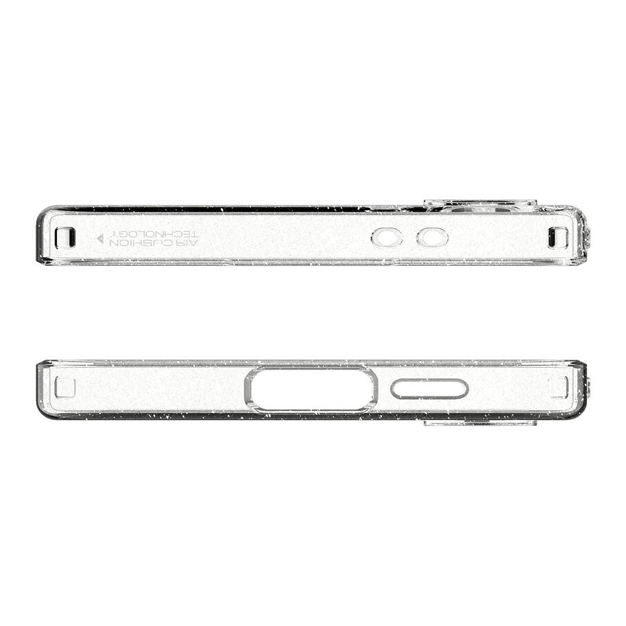 Handyhülle für Galaxy S24 FE, Spigen Liquid Crystal Glitter, Transparent mit Glitzer