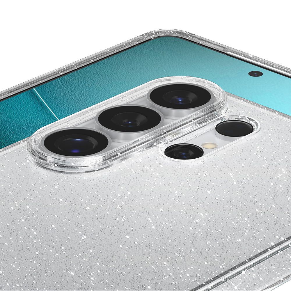 Handyhülle für Galaxy S26 Ultra, Spigen Liquid Crystal Glitter, Transparent mit Glitzer