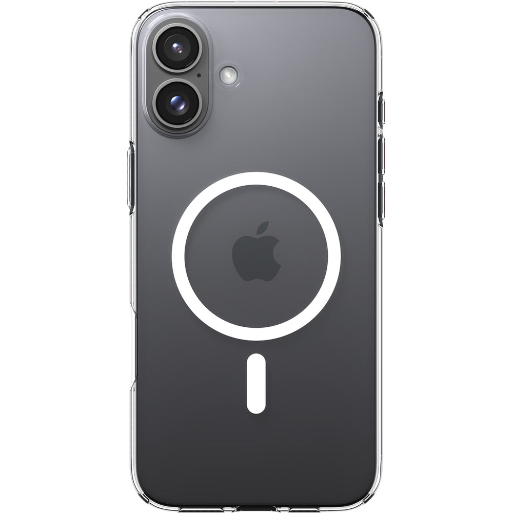 Handyhülle für iPhone 16, Spigen Liquid Crystal Mag mit MagSafe, Transparent