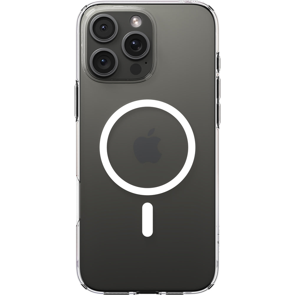 Handyhülle für iPhone 16 Pro, Spigen Liquid Crystal Mag mit MagSafe, Transparent