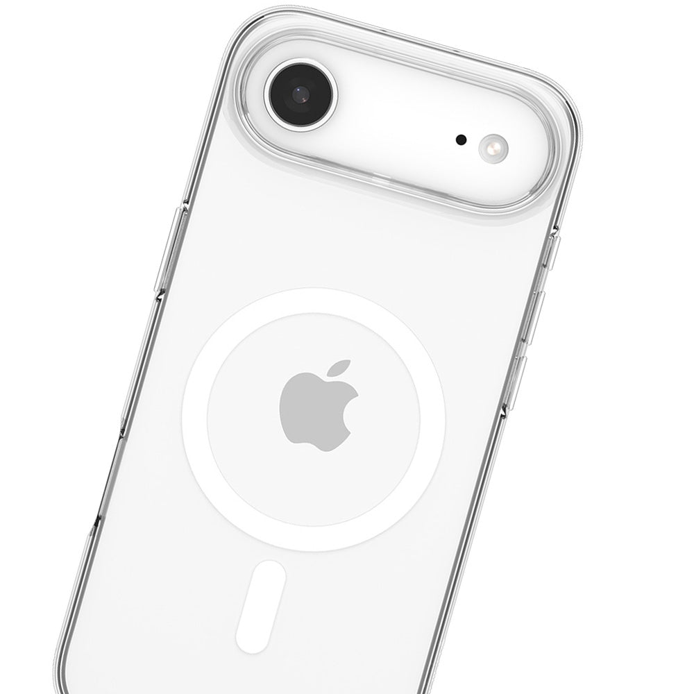 Handyhülle für iPhone Air, Spigen Liquid Crystal Mag mit MagSafe, Transparent-Weiß