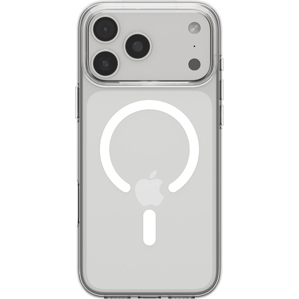 Handyhülle für iPhone 17 Pro Max, Spigen Liquid Crystal Mag mit MagSafe, Transparent-Weiß