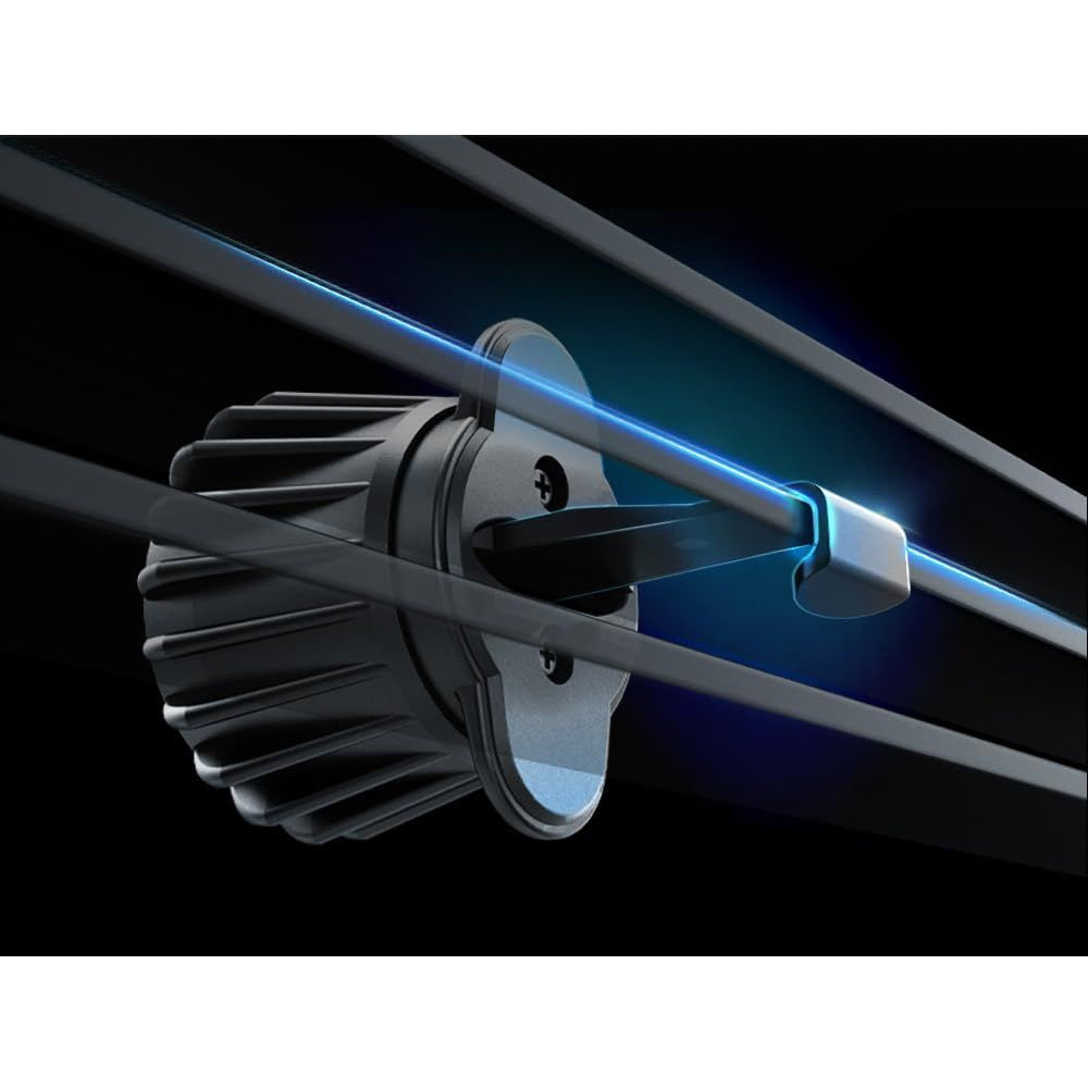Magnetische Autohalterung für Handy zur Befestigung am Armaturenbrett oder Lüftungsgitter für MagSafe Spigen MFT13 Magnetic Car Mount mit Magnetplatte, Grau-Schwarz