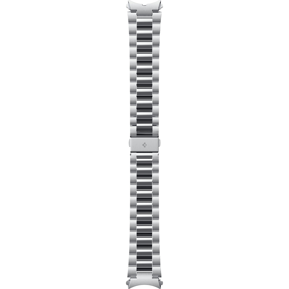 Armband für Galaxy Watch 7/6/5 Pro/5/4/FE, Spigen Modern Fit 316L, Silbern