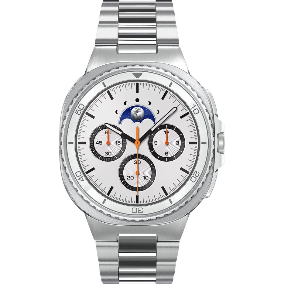 Armband für Galaxy Watch 9 40 mm / 44 mm / 8 40 mm / 44 mm / 8 Classic 46 mm, Spigen Modern Fit, Silbern