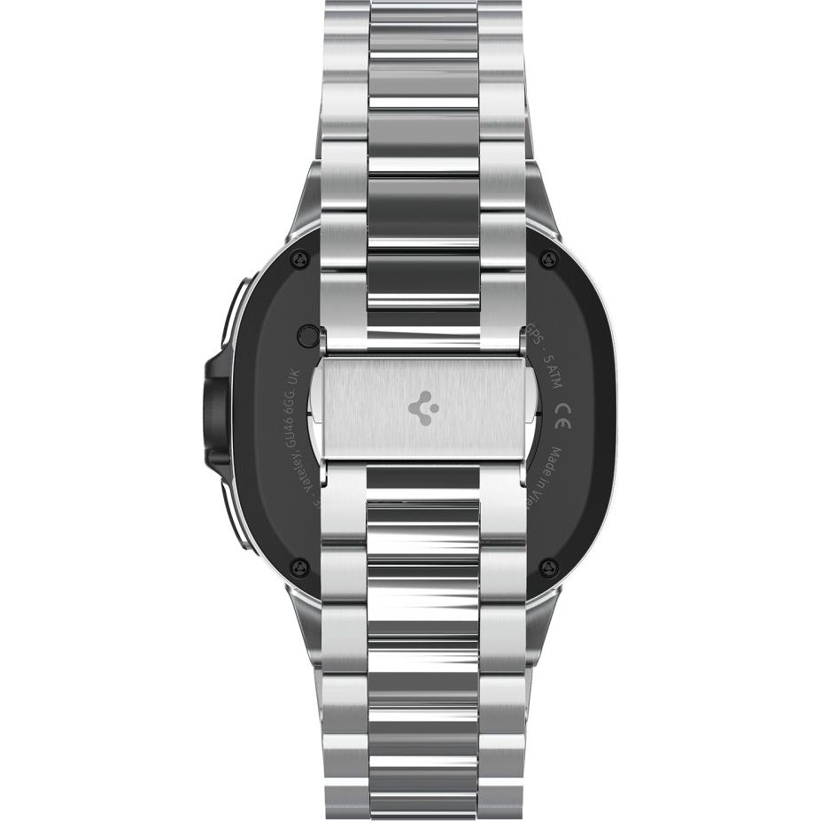 Armband für Galaxy Watch 9 40 mm / 44 mm / 8 40 mm / 44 mm / 8 Classic 46 mm, Spigen Modern Fit, Silbern