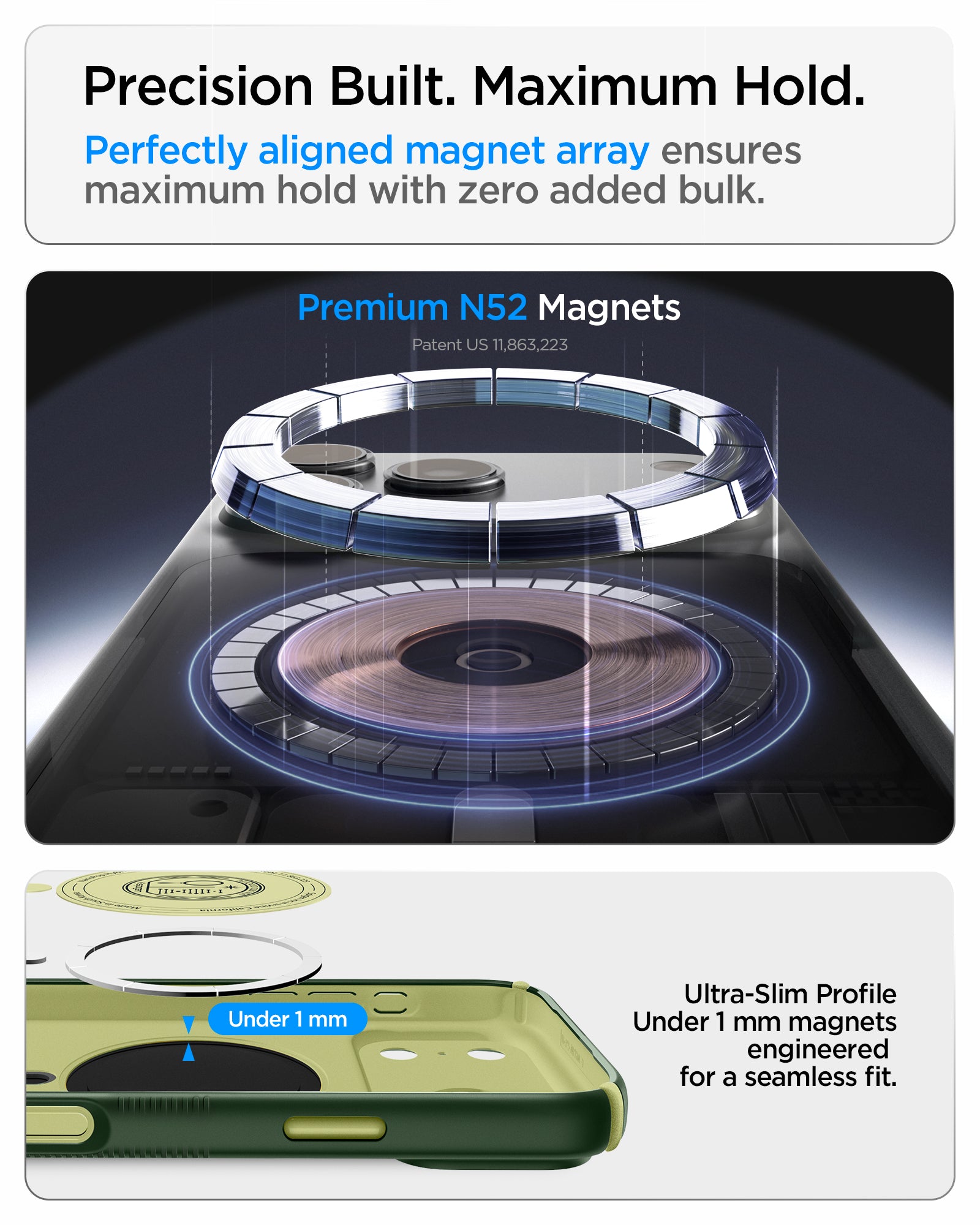 Handyhülle für iPhone 18 Pro Max, Spigen Nano Pop Hybrid Mag mit MagSafe, Grün (4/15)