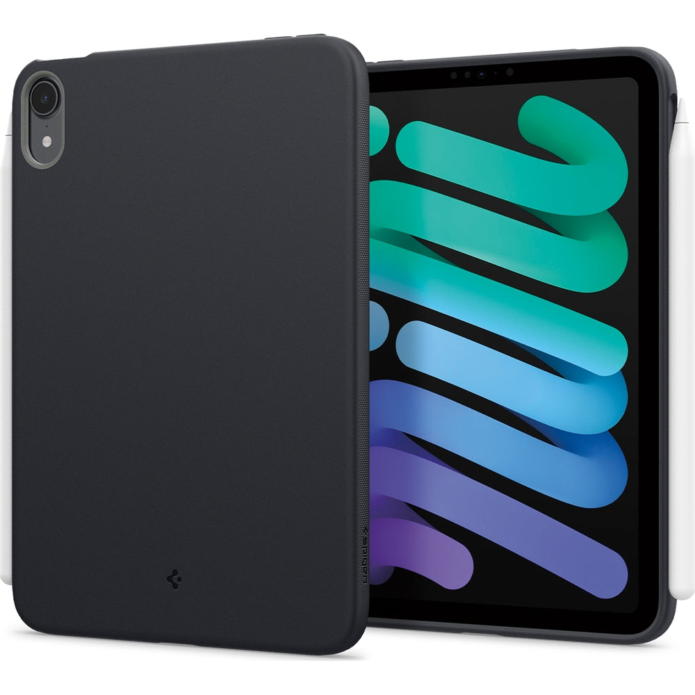 Hülle für iPad Mini 7 gen. 2024 / 6 gen. 2021, Spigen Nano Pop, Schwarz-Grau