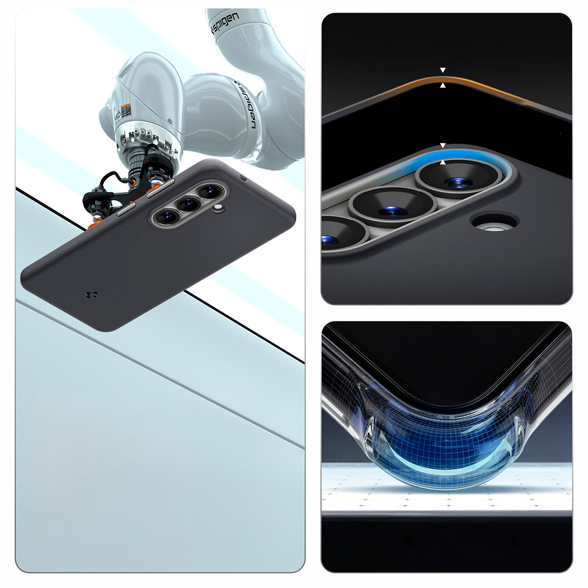 Handyhülle für Galaxy S26, Spigen Nano Pop Mag mit MagSafe, Schwarz-Grau