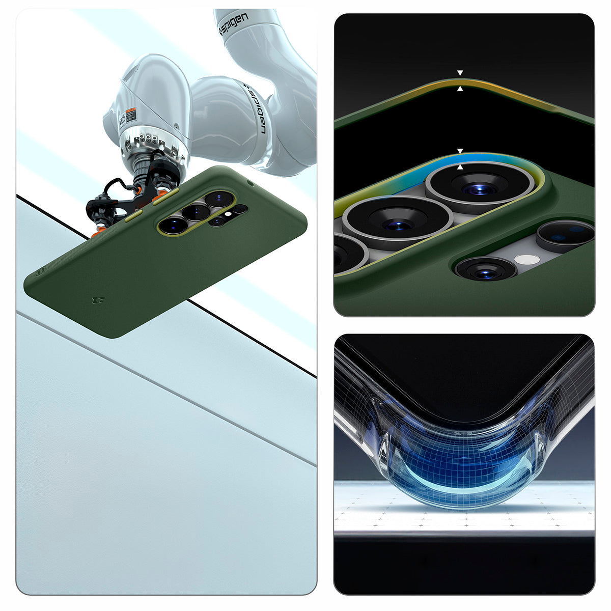 Handyhülle für Galaxy S26 Ultra, Spigen Nano Pop Mag mit MagSafe, Grün