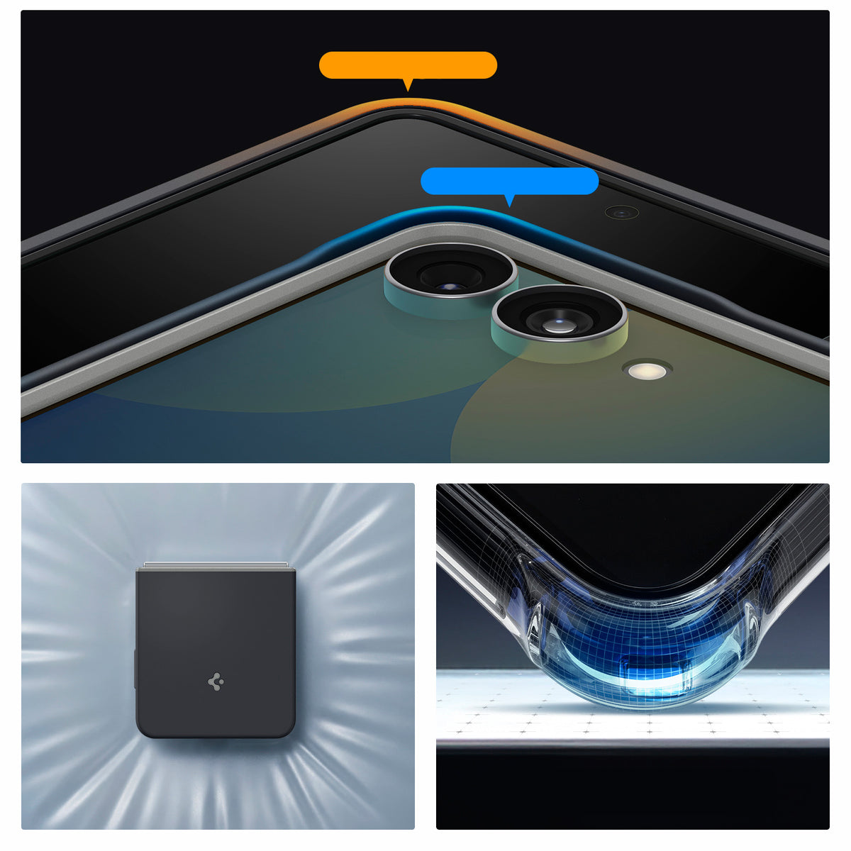 Handyhülle für Galaxy Z Flip8, Spigen Nano Pop Mag mit MagSafe, Schwarz
