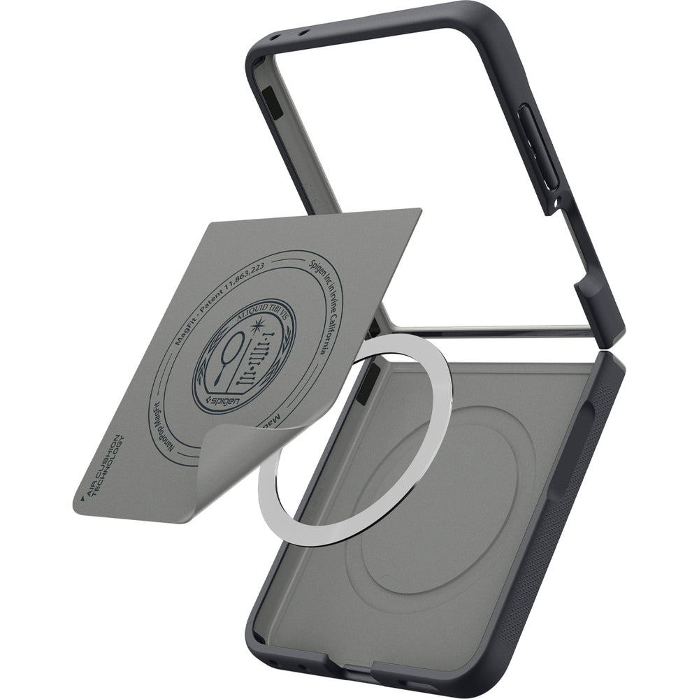 Handyhülle für Galaxy Z Flip8, Spigen Nano Pop Mag mit MagSafe, Schwarz