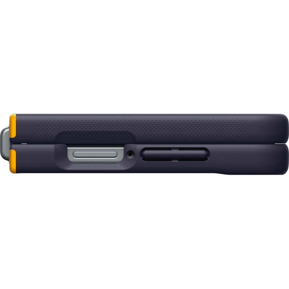 Handyhülle für Galaxy Z Flip8, Spigen Nano Pop Mag mit MagSafe, Dunkelblau-Gelb